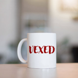 Vexed-Cool Font and Fun Word Coffee Mug