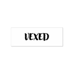 Vexed-Cool Font and Fun Word Self-inking Stamp