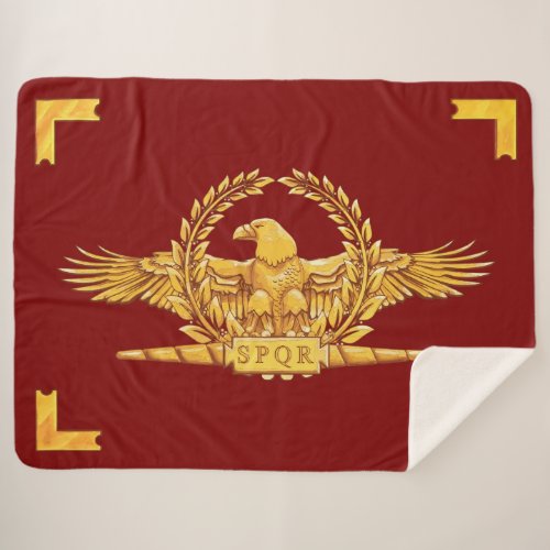 Vexilla SPQR Eagle Sherpa Blanket