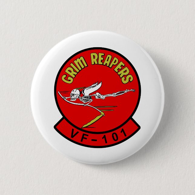VF-101 Grim Reapers Button (Front)