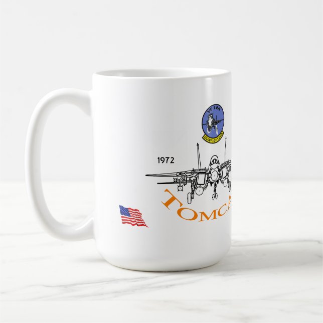 VF-123 Gunfighters - F-14 Tomcat Coffee Mug (Left)