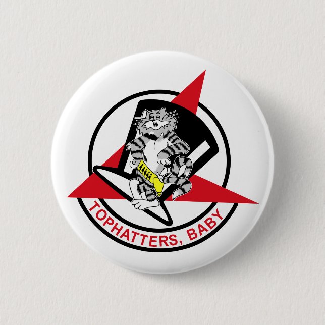 VF-14 Tophatters Button (Front)