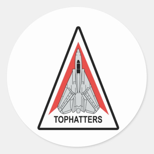 VF_14 Tophatters Classic Round Sticker