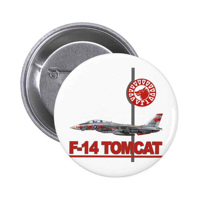 VF 1 Wolfpack F 14 Tomcat Pinback Buttons