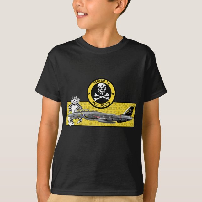 VF-84 JOLLY ROGERS F-14 TOMCAT T-Shirt (Front)
