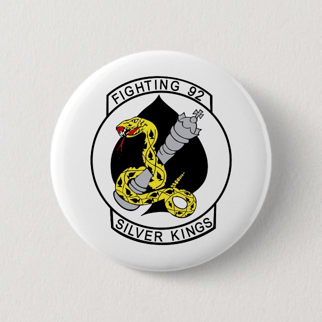 VF-92 Silver Kings Button (Front)