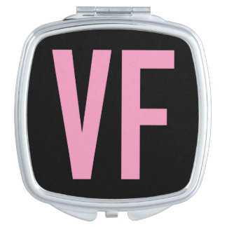VF Letter Logo PINK Compact Mirror