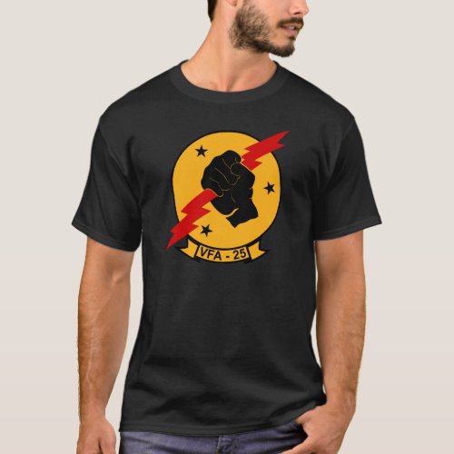 VFA _ 25 Fighter Squadron Fist Of The Fleet T_Shirt