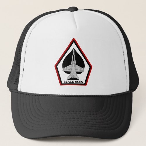 VFA _ 41 Fighter Squadron Black Aces 2 Trucker Hat