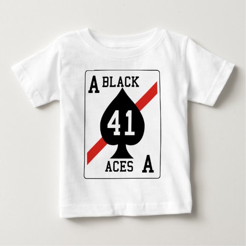VFA _ 41 Fighter Squadron Black Aces Baby T_Shirt