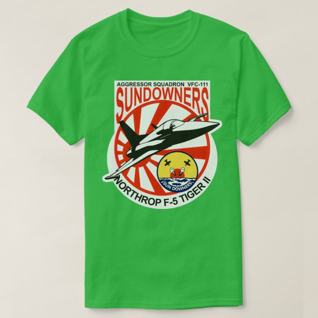VFC111 Sundowners  T-Shirt (Design Front)