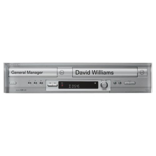 Vhs Dvd Player Faceplate Desk Name Plate