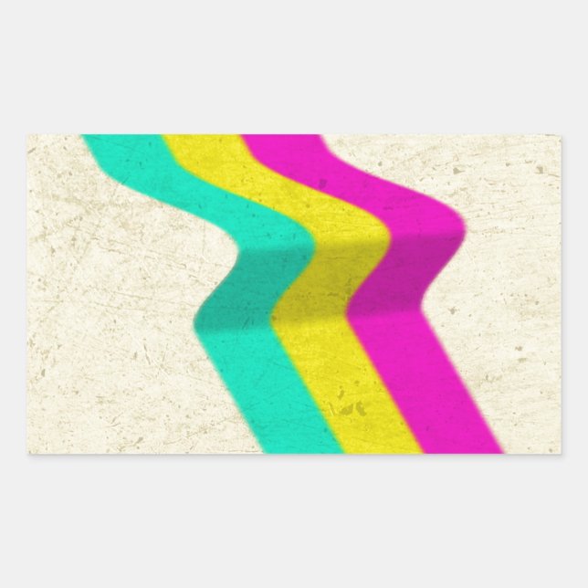 VHS RECTANGULAR STICKER (Front)