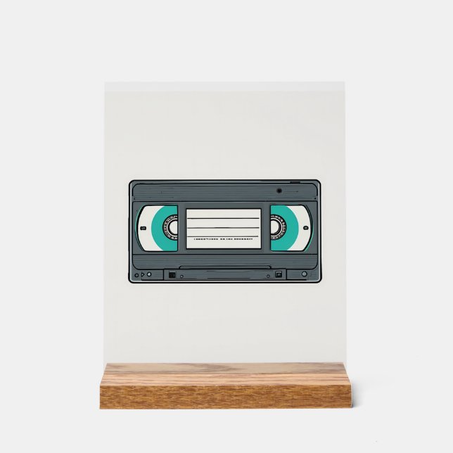 VHS Tape Acrylic Sign (Front)