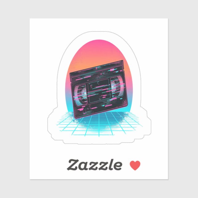 VHS Tape Sticker (Sheet)