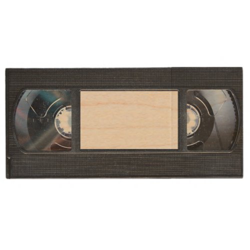 VHS Tape Wood Flash Drive