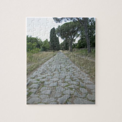 Via Appia  Appian way roman roadway Jigsaw Puzzle
