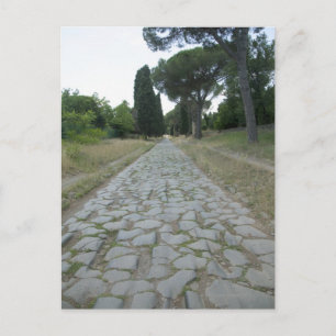 Via Appia  Appian way, roman roadway Postcard