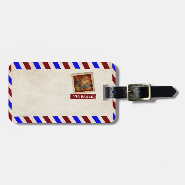 via eagle luggage tag (Front Horizontal)