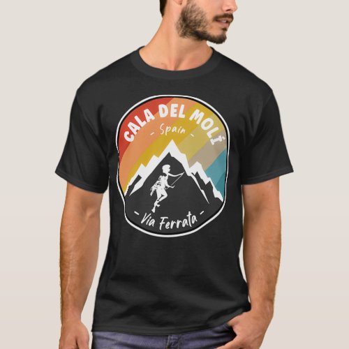 Via Ferrata Cala del Mol Spain T_Shirt