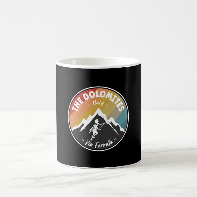 Via Ferrata The Dolomites Italy Coffee Mug (Center)