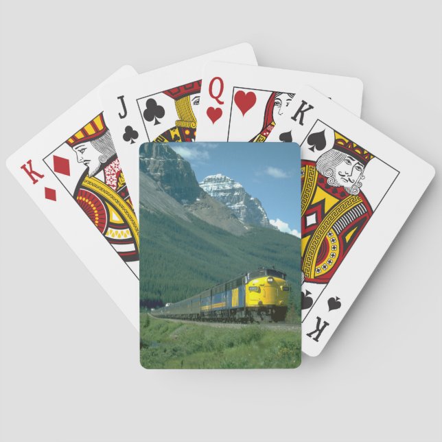 Via FP-7 #6302 leads Train #2_Trains Poker Cards (Back)