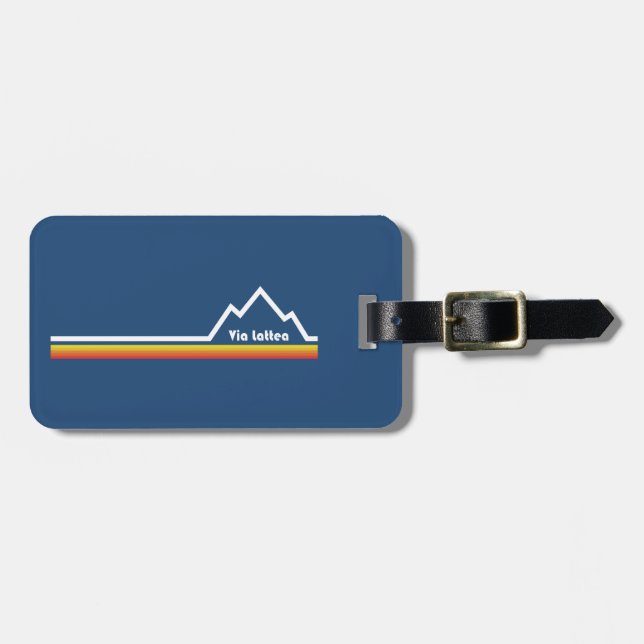Via Lattea Luggage Tag (Front Horizontal)