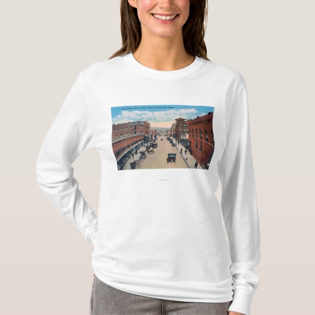 Viaduct View of East Center Street T-Shirt (Front)