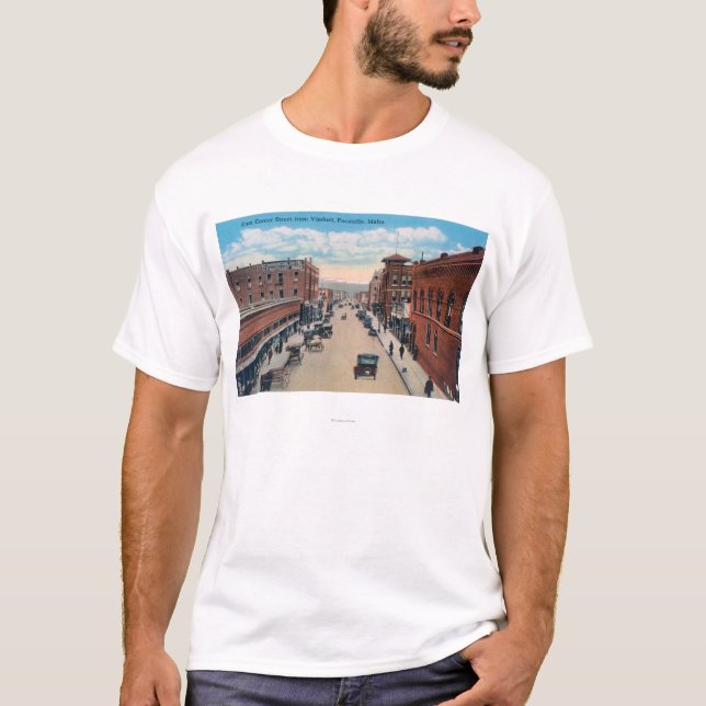 Viaduct View of East Center Street T-Shirt (Front)