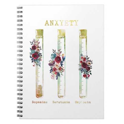 Vial Test Tube Anxiety Notebook