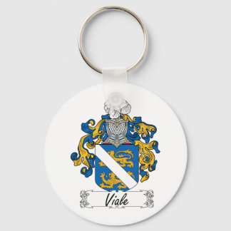 Viale Family Crest Keychain