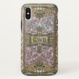Vialeigh Victorian Elegant Cool Monogram iPhone X Case