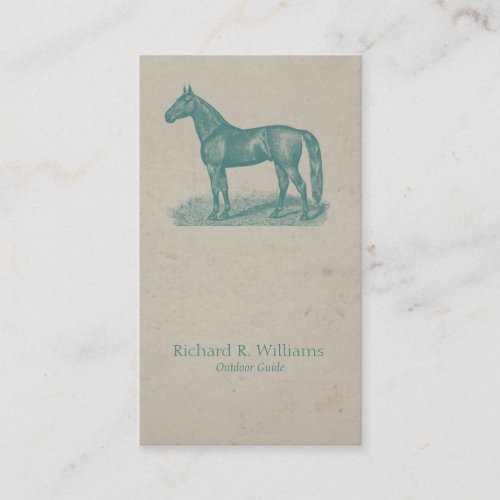 Viantage Horse Business Card