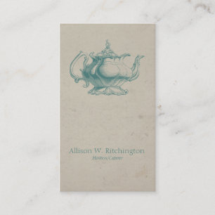 Viantage Tea Pot Business Card