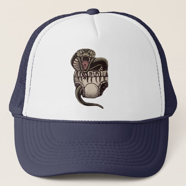 Viaper Diaper Trap Trucker Hat (Front)
