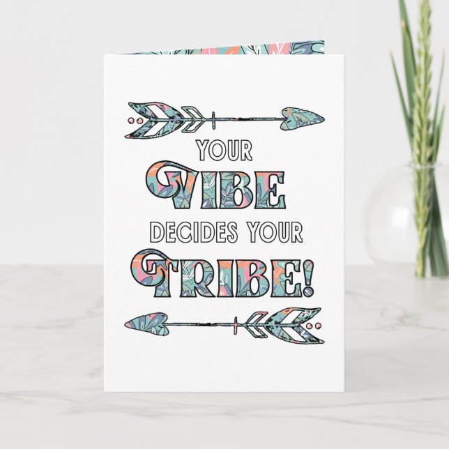 Vibe Bride Tribe Will You Be My Bridesmaid Card (Front)
