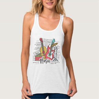 Vibe to the Beat Music T-Shirt Tank Top
