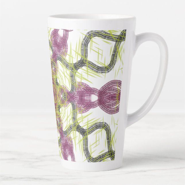  Vibes Mug | Vibrant Tropical Abstract Art (Right)