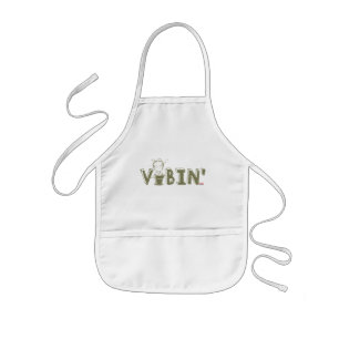 Vibin' Groot Typography Graphic Kids' Apron