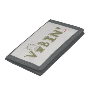Vibin' Groot Typography Graphic Tri-fold Wallet