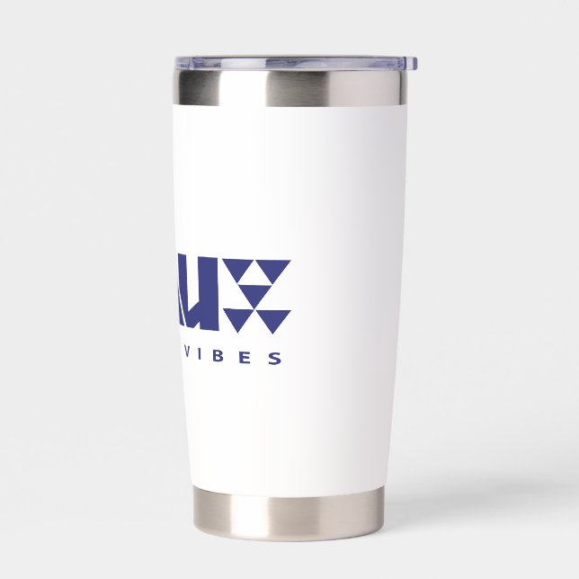Vibing with a Mug Insulated Tumbler (Left)