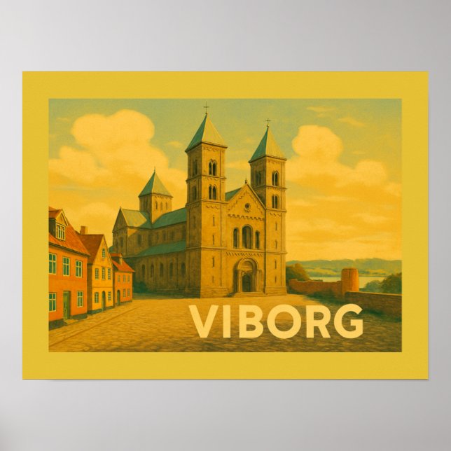 Viborg Denmark Cathedral Poster (Front)