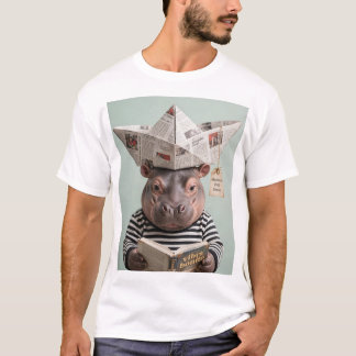 Vibra Bonito Baby Hippo T-Shirt – Reading Gift