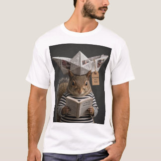 Vibra Bonito Squirrel T-Shirt – Funny Reading Gift
