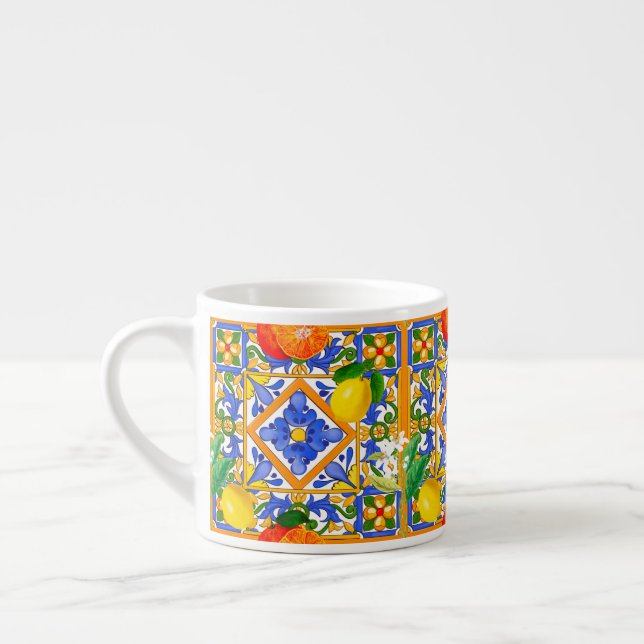 Vibran Mediterranean lemon espresso Specialty Mug (Left)