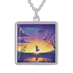 Vibrance Sterling Silver Necklace