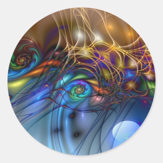 VIBRANCES CLASSIC ROUND STICKER