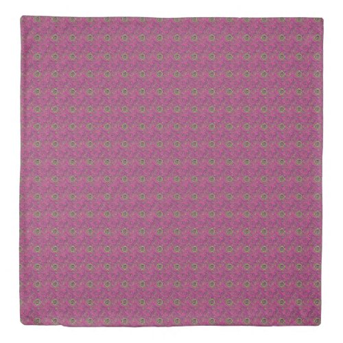 Vibrant 60s Psychedelic Paisley Retro Swirl Duvet Cover