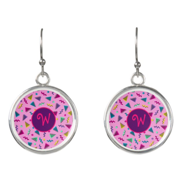 retro style earrings