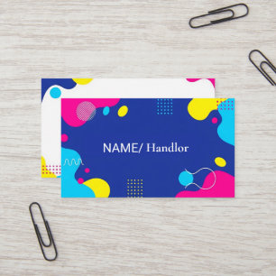 Vibrant Abstract Business Card